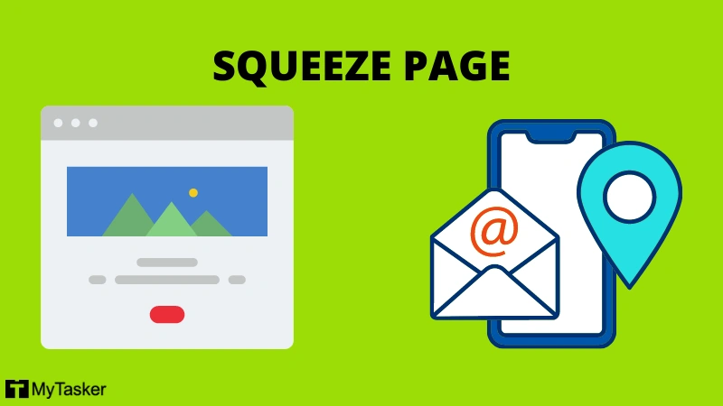 squeeze page for email capture